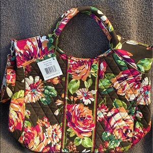 Vera Bradley Two Way Tote.  English Rose